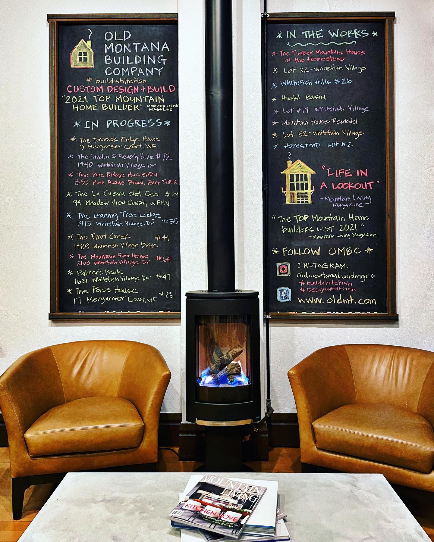 Exciting Friday night date with my chalkboard  much needed updated list!! whitefish custom home builder