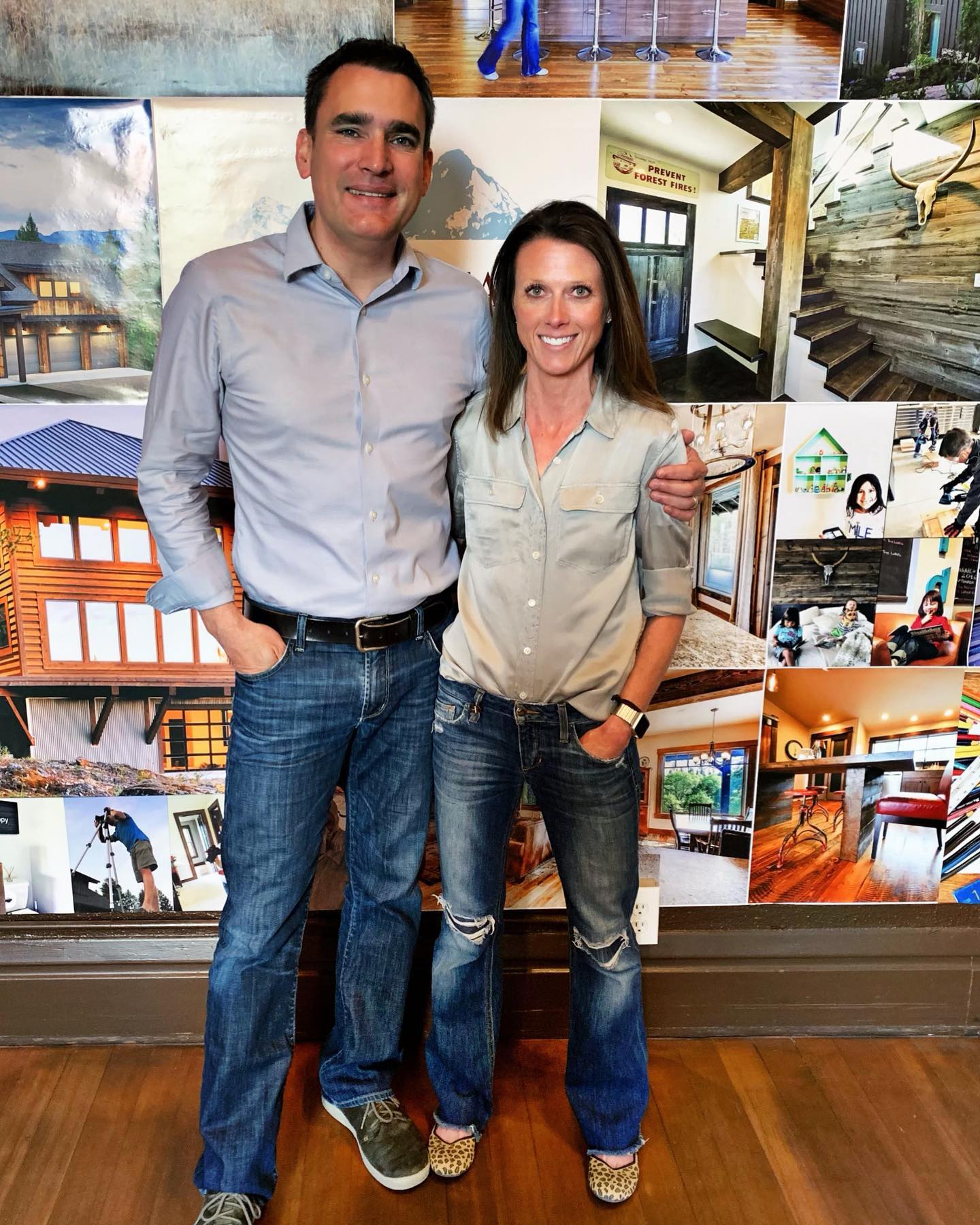 I called my best friend and we planned our outfits this morning  certainly we have the same gray aesthetic! @somertreat whitefish custom home builder