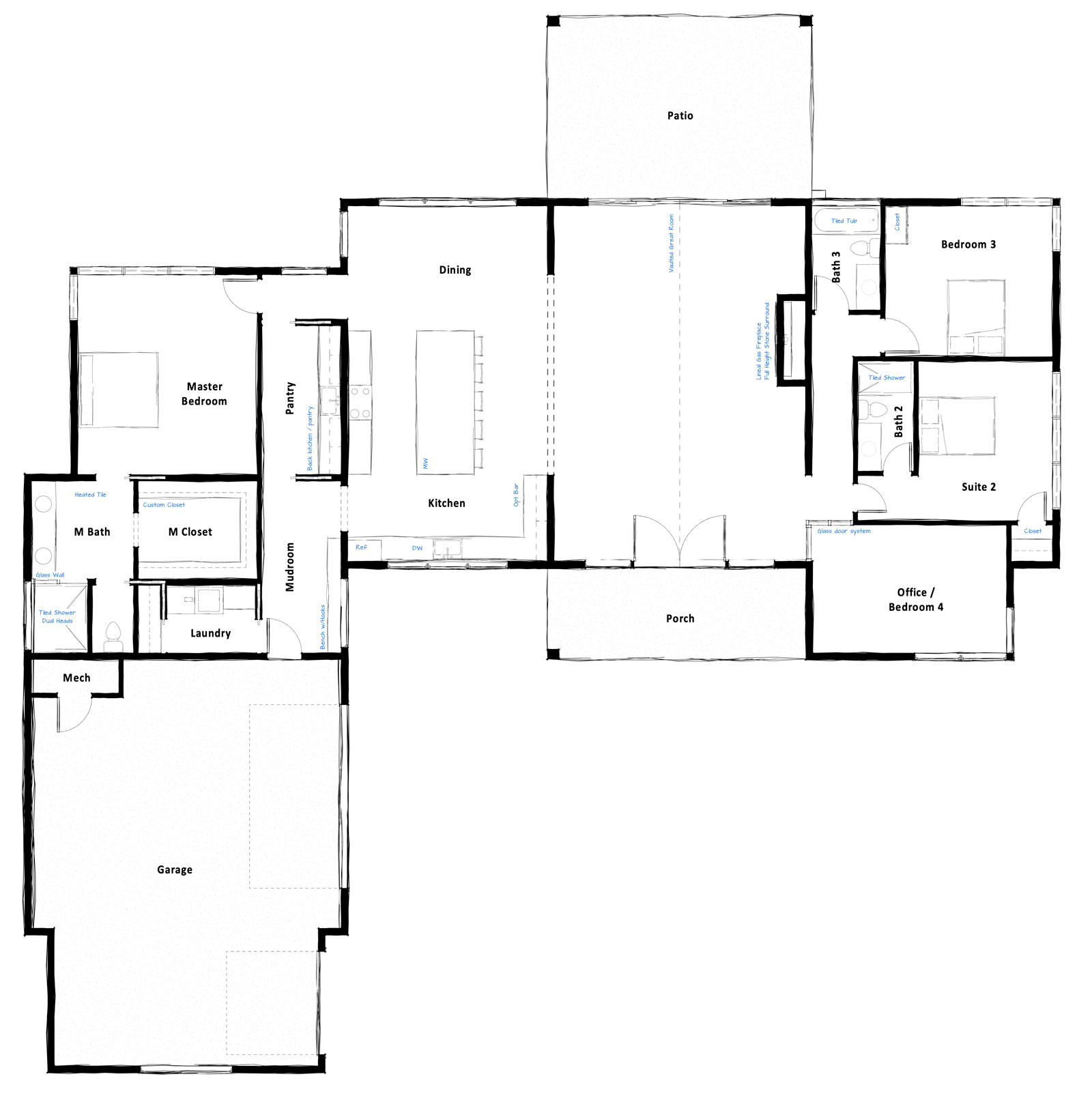 Whitefish Hills Village Custom Home The First Creek in Whitefish