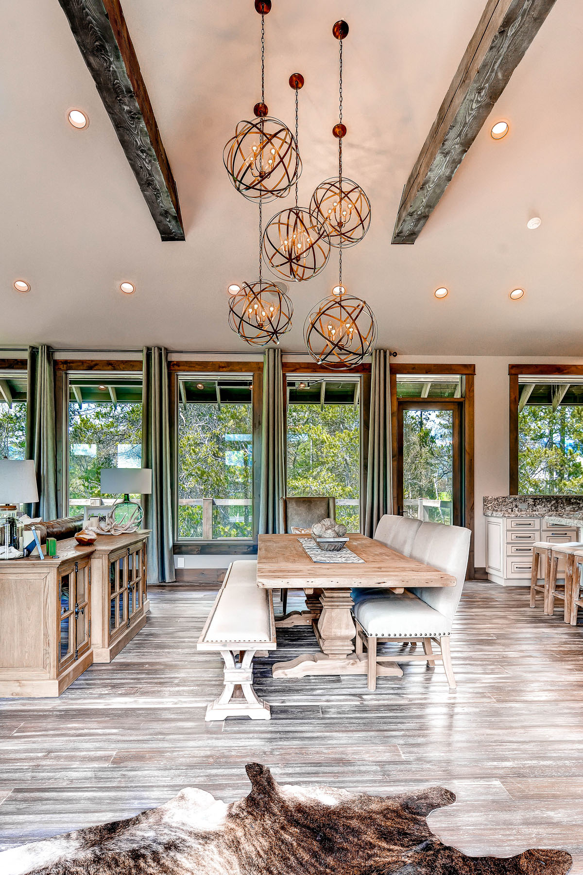 The Hollywood custom home whitefish lake river