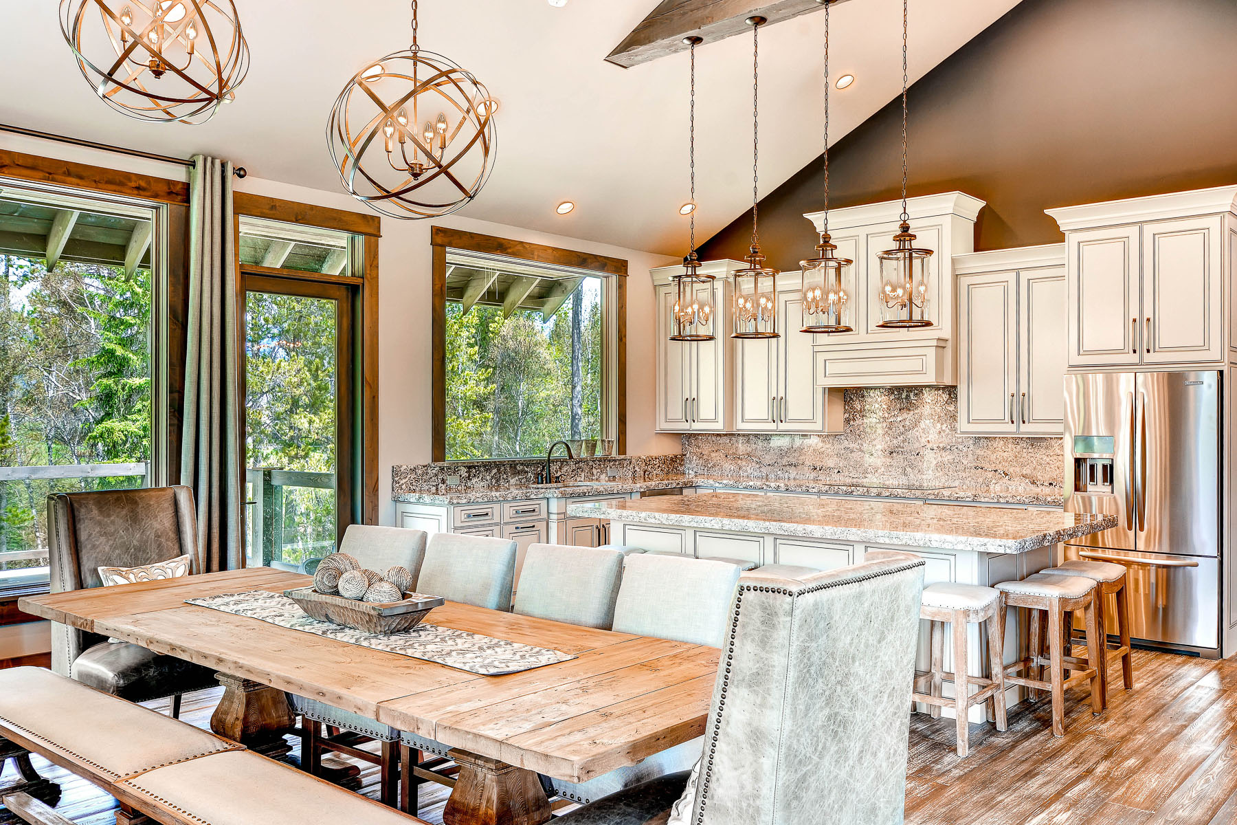 The Hollywood custom home whitefish lake river