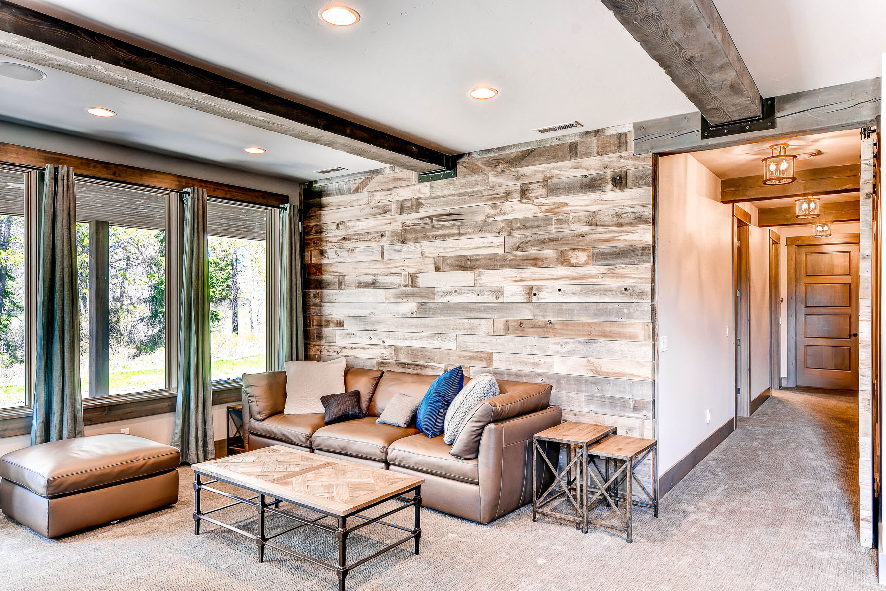 The Hollywood custom home whitefish lake river